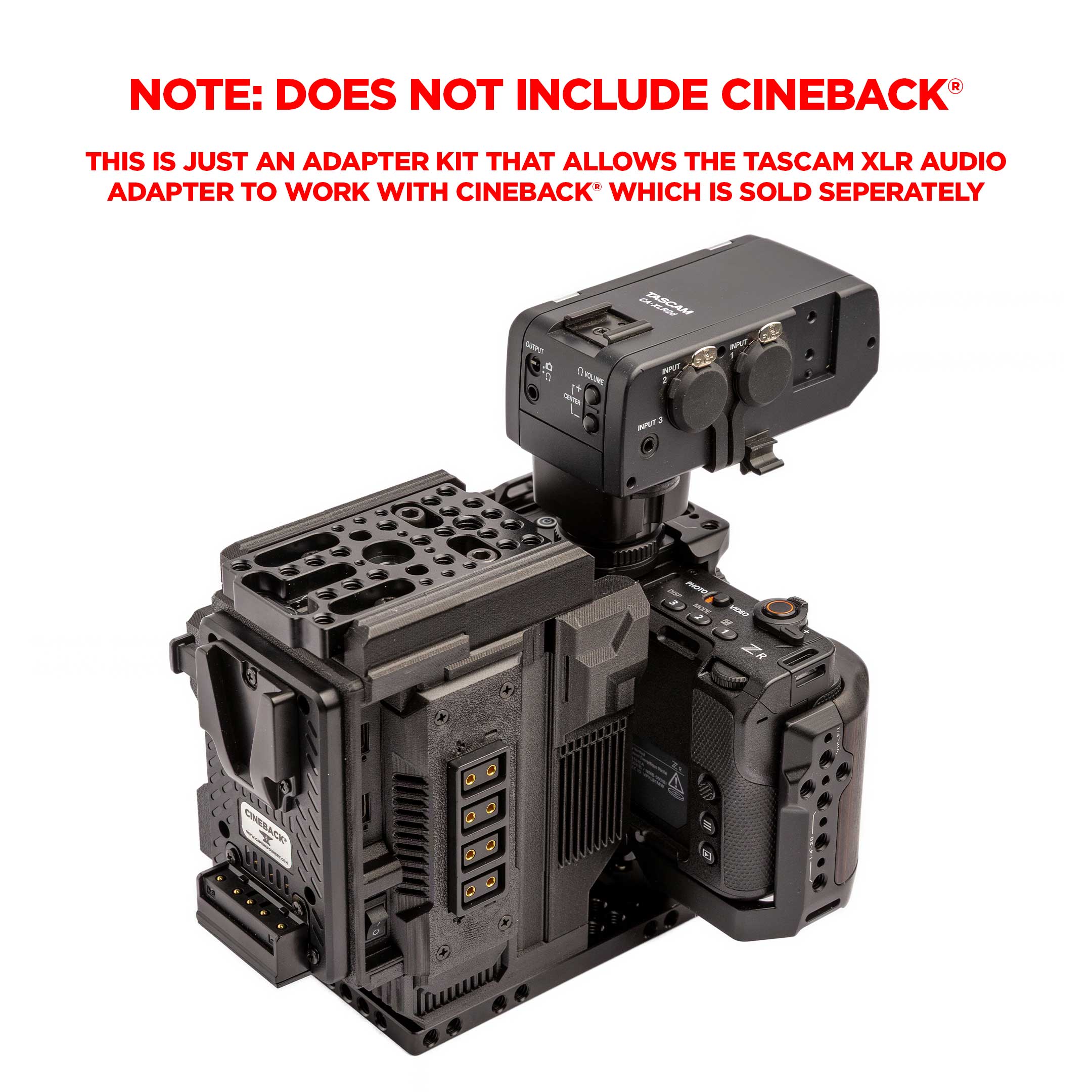 Nikon XLR Adapter Plate for CineBack® - Image 3