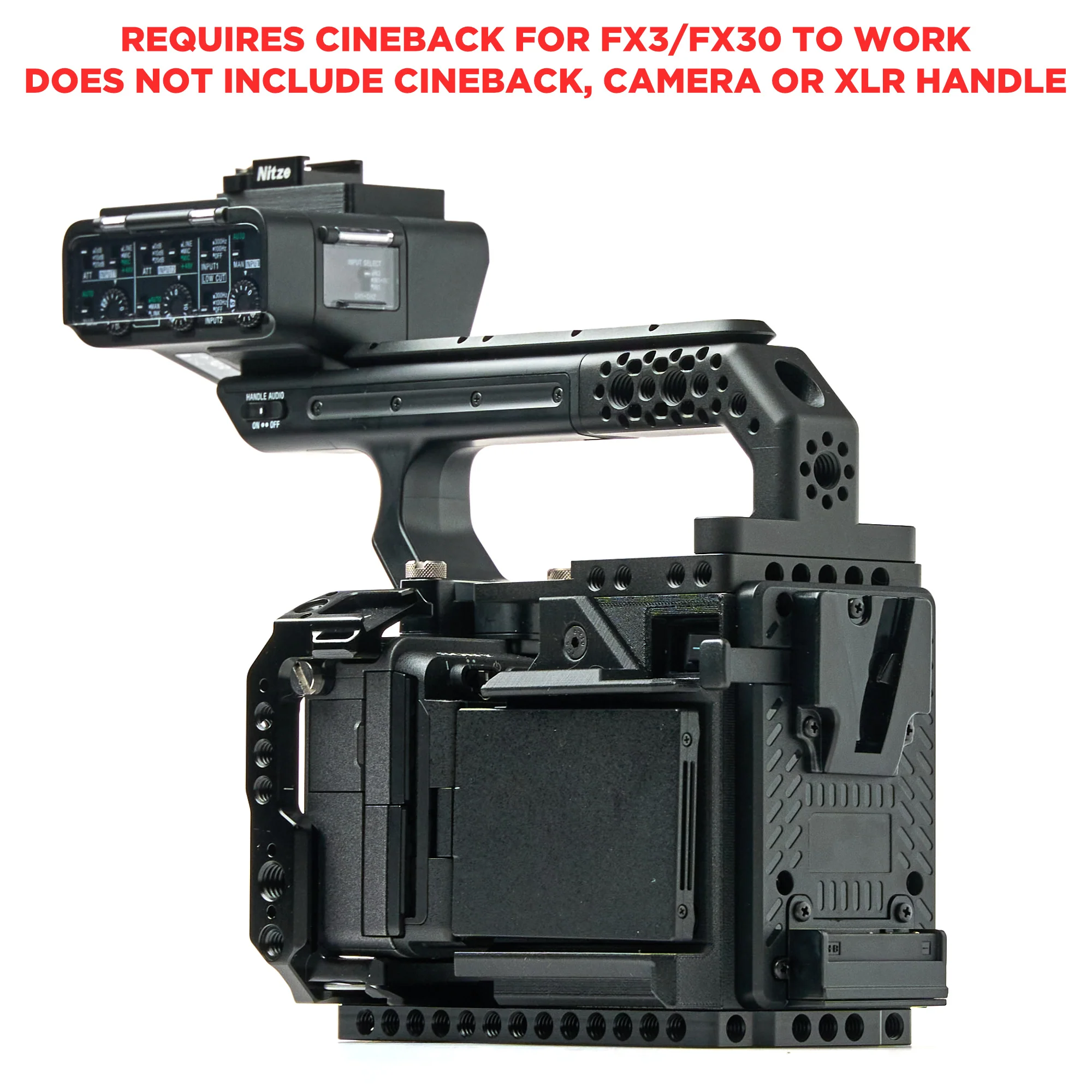 XLR Handle ONLY Extension Kit for CineBack® - Image 12
