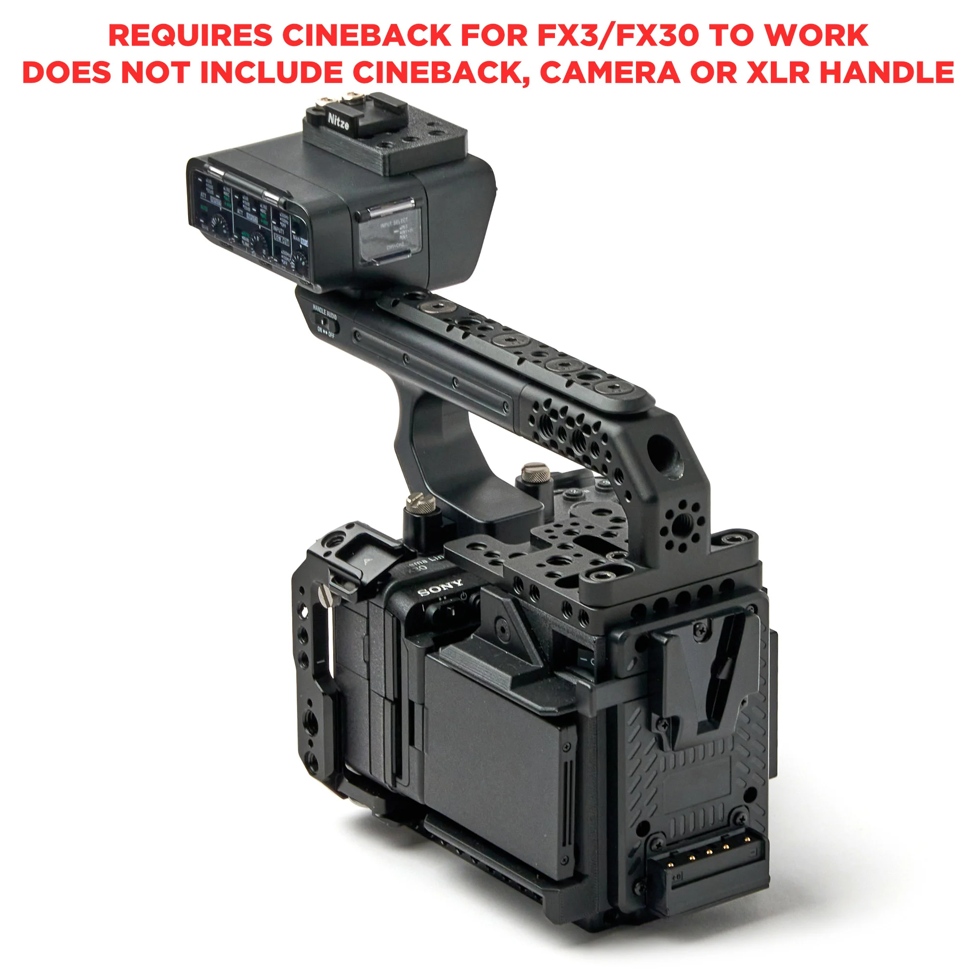 XLR Handle ONLY Extension Kit for CineBack® - Image 18