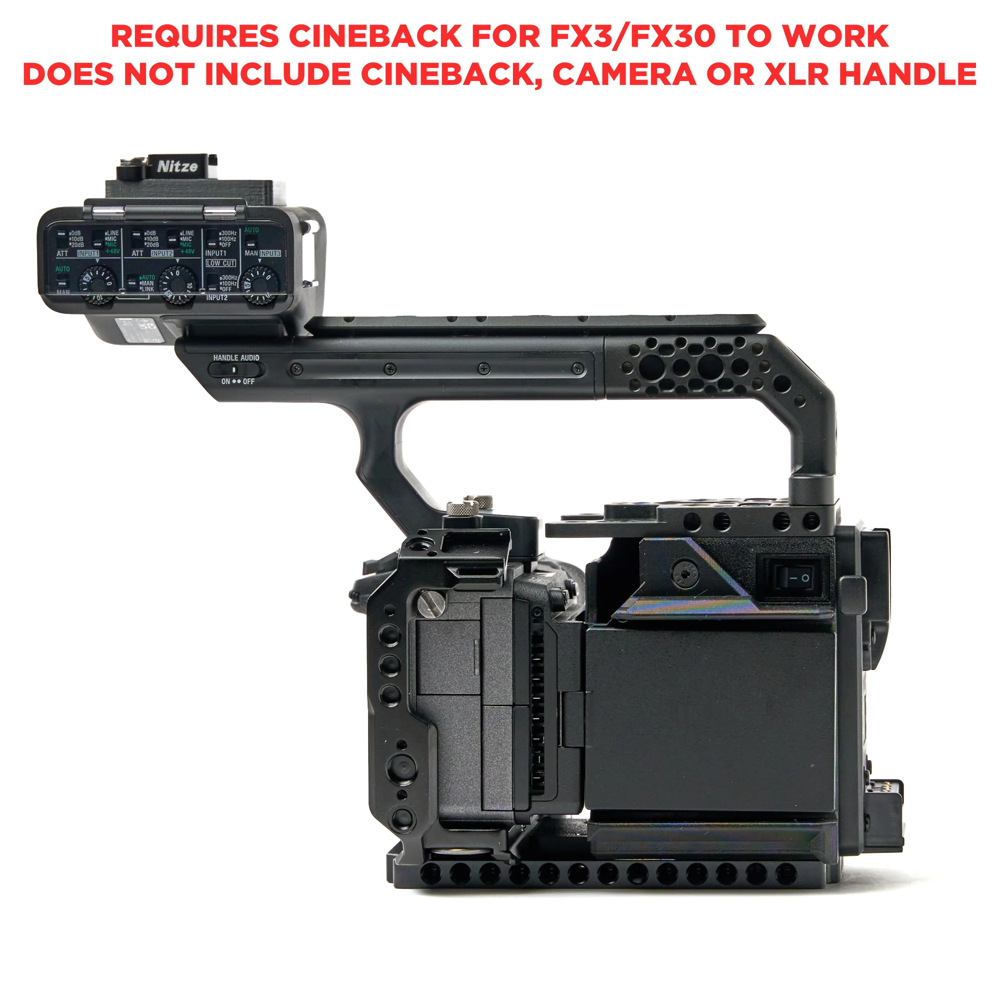 XLR Handle ONLY Extension Kit for CineBack® - Image 19