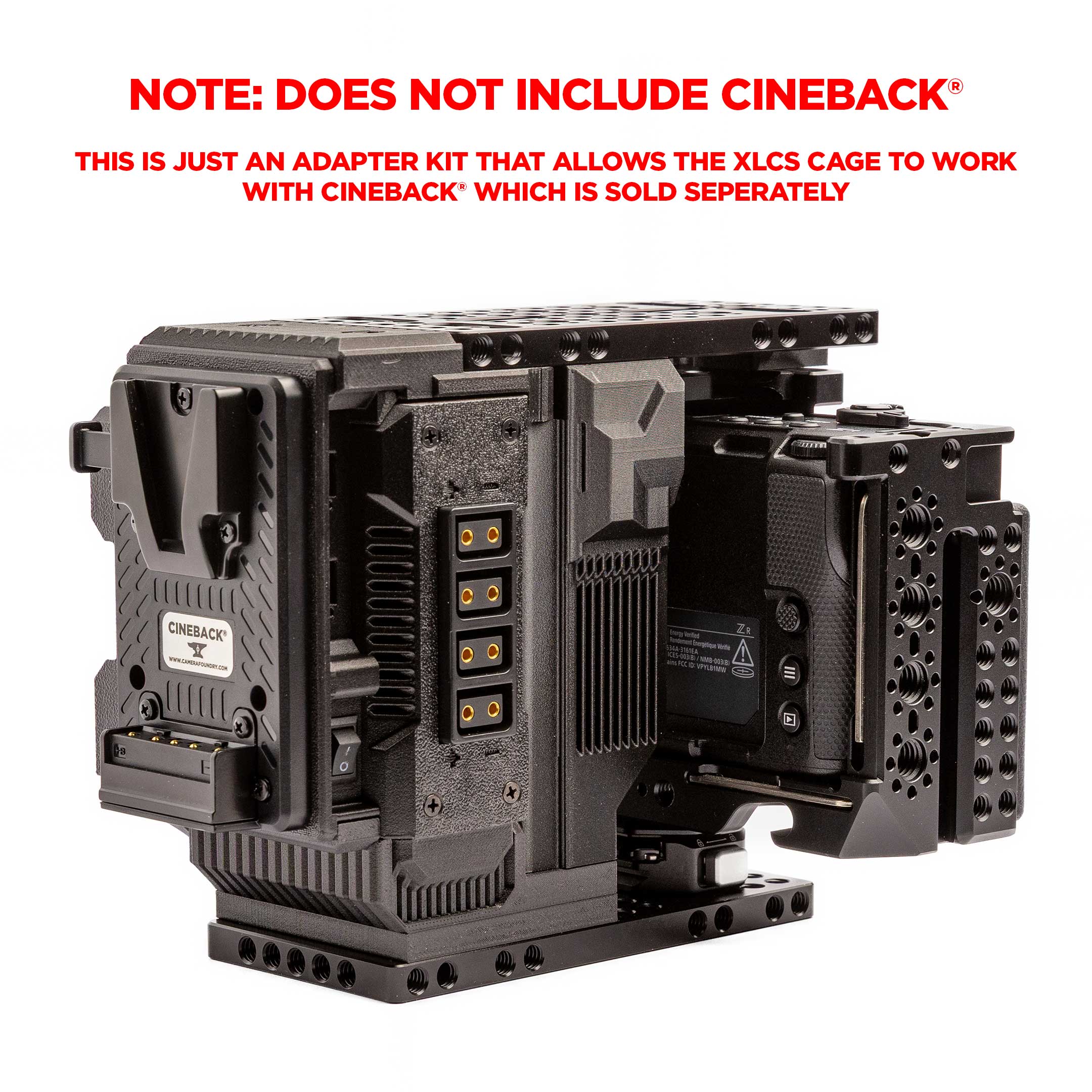 XLCS Cage Kit for Nikon ZR CineBack® - Image 3